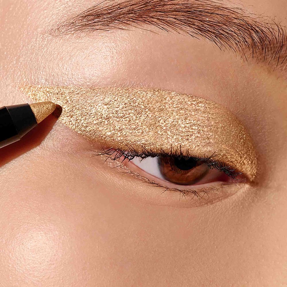 Victoria Beckham satin kajal liner - Gold Lame